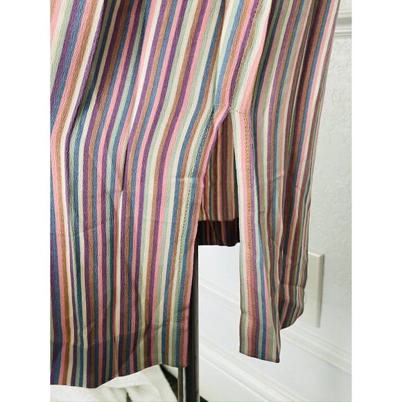 Vintage Judy Caliendo for Together New York Striped Midi Dress - Picture 6 of 9